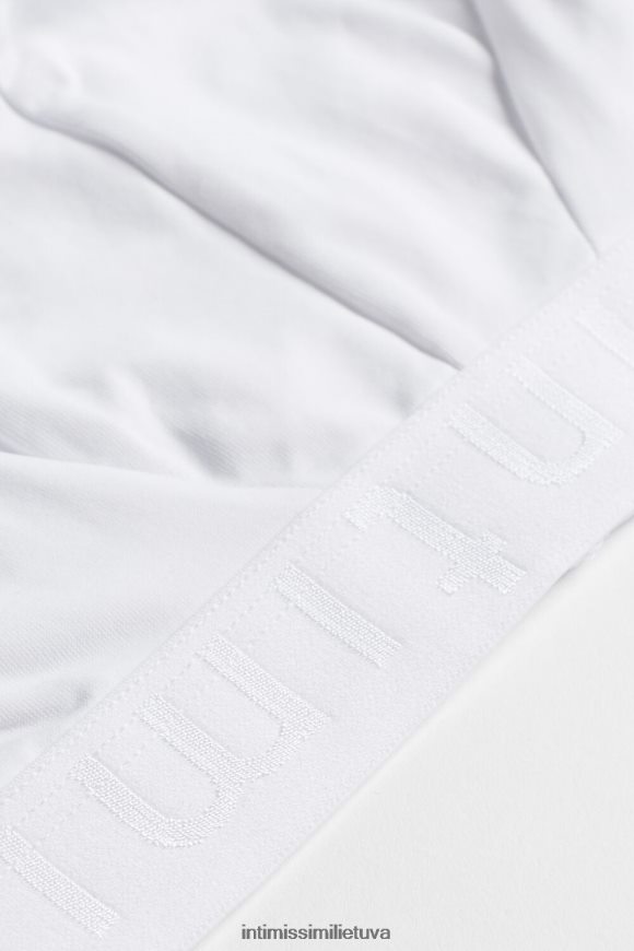 vyrų baltas mikropluošto kelnaitės su logotipo detalėmis Intimissimi apatinis trikotažas 248BPB151