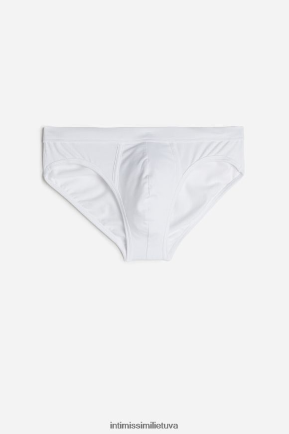 vyrų baltas supima medvilninės kelnaitės Intimissimi apatinis trikotažas 248BPB141