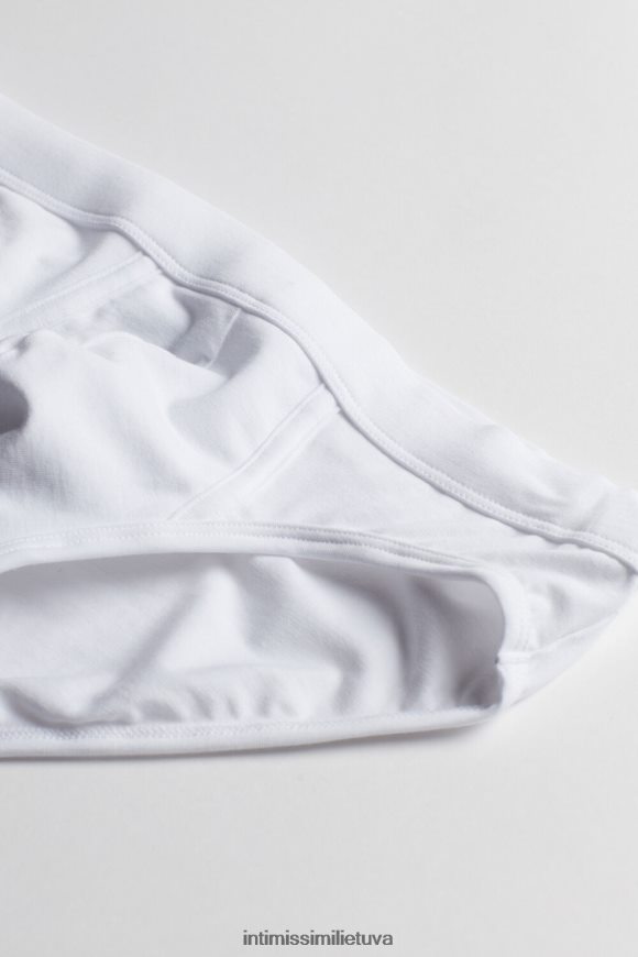 vyrų baltas supima medvilninės kelnaitės Intimissimi apatinis trikotažas 248BPB141
