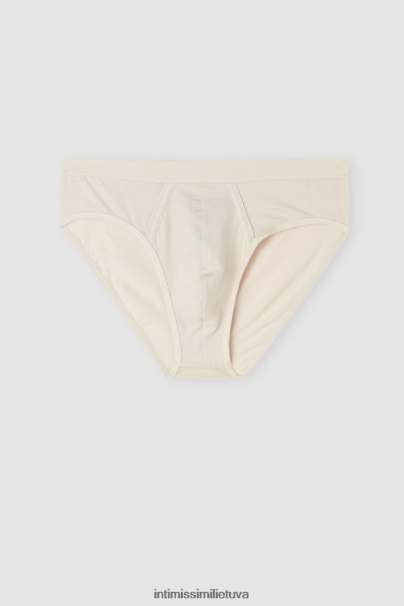 vyrų smėlio spalvos virvė natūralios šviežios supimos medvilnės kelnaitės Intimissimi apatinis trikotažas 248BPB77