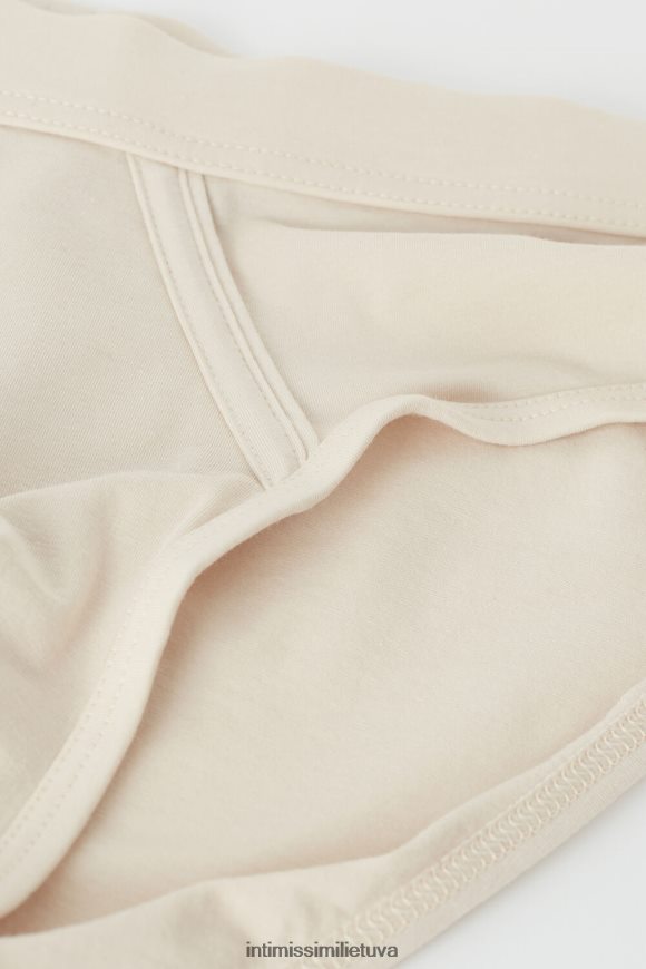 vyrų smėlio spalvos virvė natūralios šviežios supimos medvilnės kelnaitės Intimissimi apatinis trikotažas 248BPB77