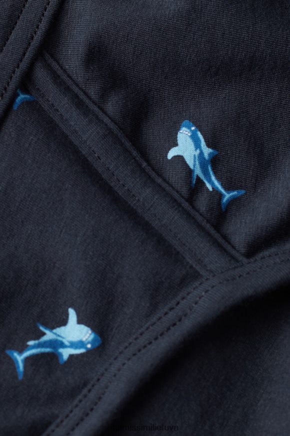 vyrų spausdinti vidurnakčio mėlyną ryklio raštais natūralios šviežios supimos medvilnės kelnaitės Intimissimi apatinis trikotažas 248BPB29