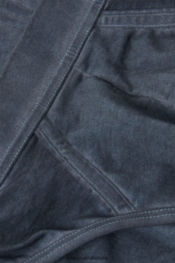 vyrų tamsiai mėlyna natūralios šviežios supimos medvilnės kelnaitės Intimissimi apatinis trikotažas 248BPB69