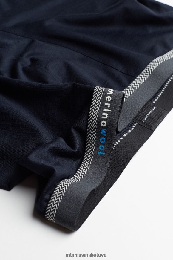 vyrų vidurnakčio mėlyna merino vilnos antblauzdžiai Intimissimi drabužiai 248BPB245