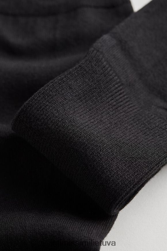 vyrų juodas ilgos šiltos medvilninės kojinės Intimissimi kojines 248BPB376