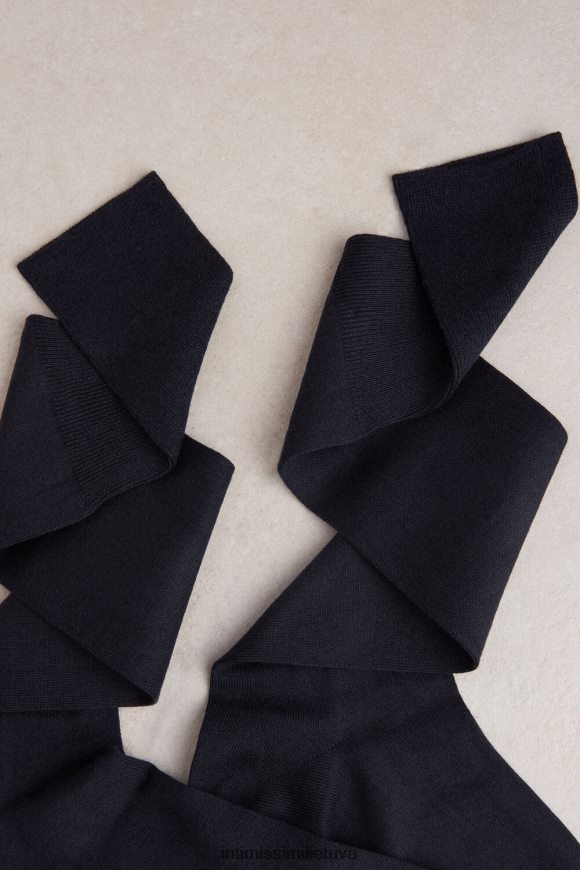 vyrų mėlyna ilgos kojinės iš medvilnės-šilko-kašmyro mišinio Intimissimi kojines 248BPB381