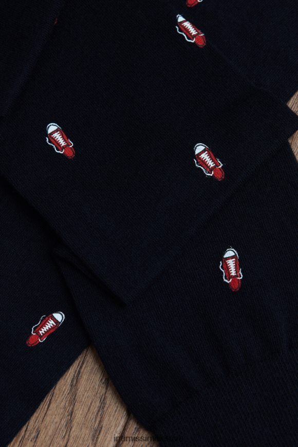 vyrų spausdinti juodai ilgos raštuotos medvilninės kojinės Intimissimi kojines 248BPB326