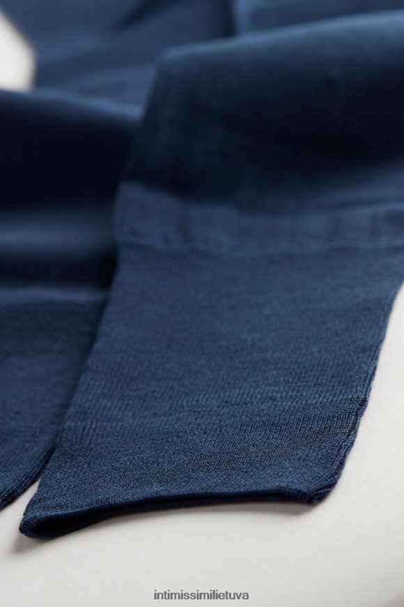 vyrų šviesiai mėlyna pilka ilgos satino medvilninės kojinės Intimissimi kojines 248BPB370