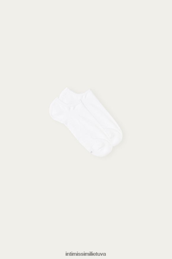vyrų baltas kilpinės medvilninės kojinės Intimissimi kojines 248BPB365
