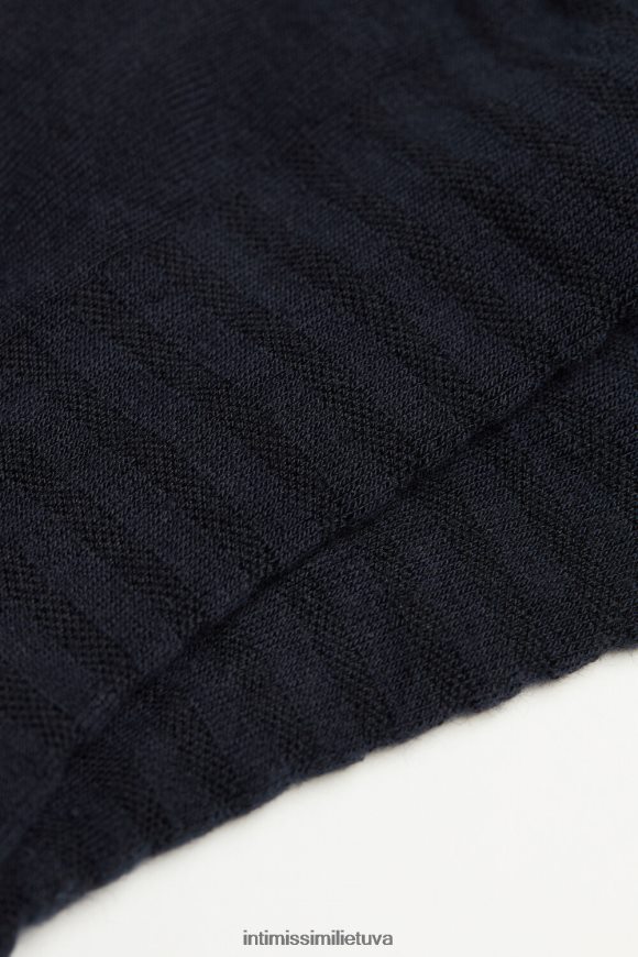 vyrų mėlyna kilpinės medvilninės kojinės Intimissimi kojines 248BPB364