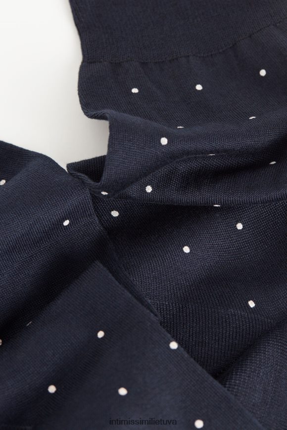 vyrų spausdinti vidurnakčio mėlyną trumpos kojinės iš raštuotos Lisle medvilnės Intimissimi kojines 248BPB341