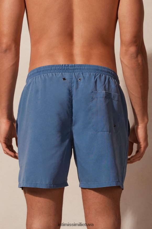 vyrų delave pacific blue akmenimis nuplauti maudymosi šortai Intimissimi drabužiai 248BPB443