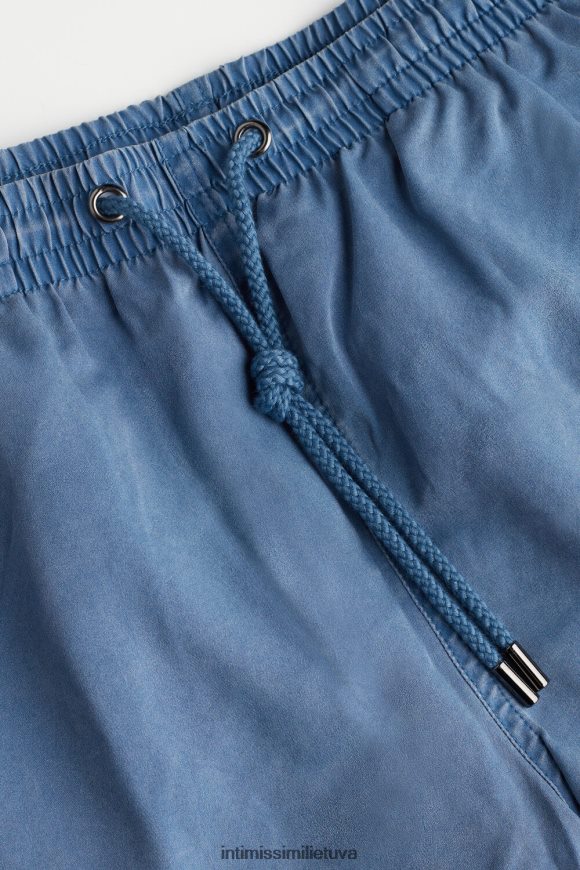 vyrų delave pacific blue akmenimis nuplauti maudymosi šortai Intimissimi drabužiai 248BPB443