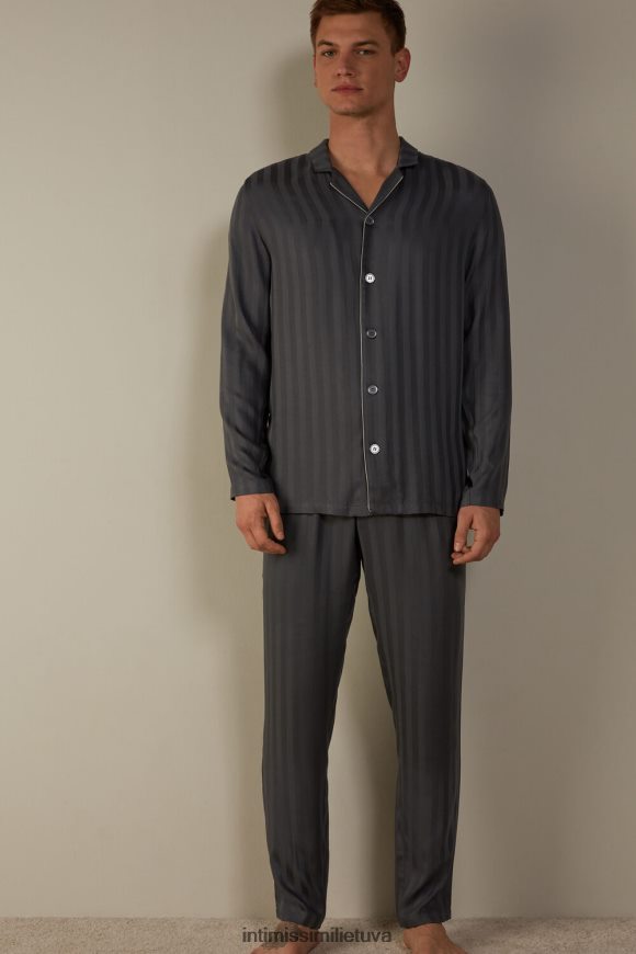 vyrų pilka ilga modalinė pižama Intimissimi drabužiai 248BPB303