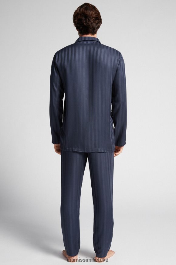 vyrų tamsiai mėlyna ilga modalinė pižama Intimissimi drabužiai 248BPB309